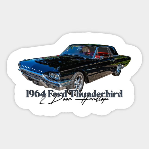 1964 Ford Thunderbird 2 Door Hardtop Sticker by Gestalt Imagery